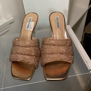 Steve Madden Rose Gold Sparkling Heels, MUST GO!